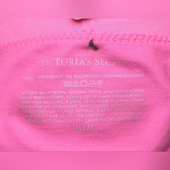 Victoria's Secret Bright Neon Pink Stretchy Bandeau L NWT - Picture 4 of 8